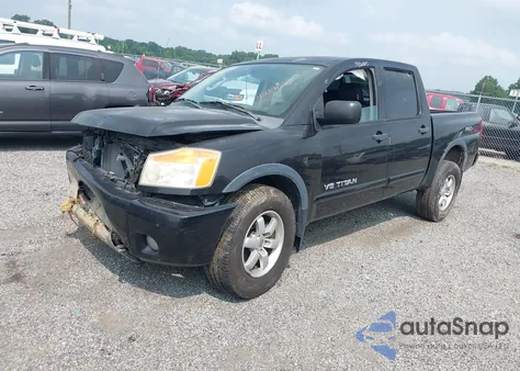 2011 Nissan Titan Pro-4X из США, поврежденный, VIN 1N6BA0EC1BN302344
